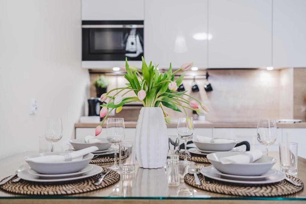 Kuchyňa alebo kuchynka v ubytovaní Apartament Niko