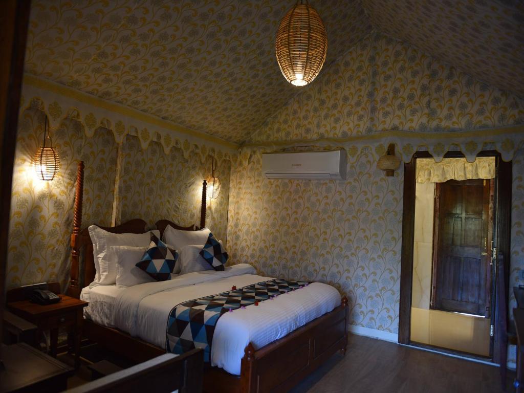 Postel nebo postele na pokoji v ubytování Wild Rose Resort and Spa