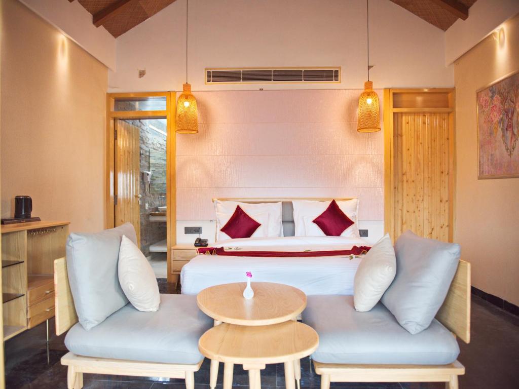 Posezení v ubytování Wild Rose Resort and Spa
