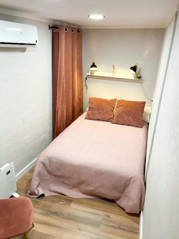 Postel nebo postele na pokoji v ubytování La Ruta - La Cueva