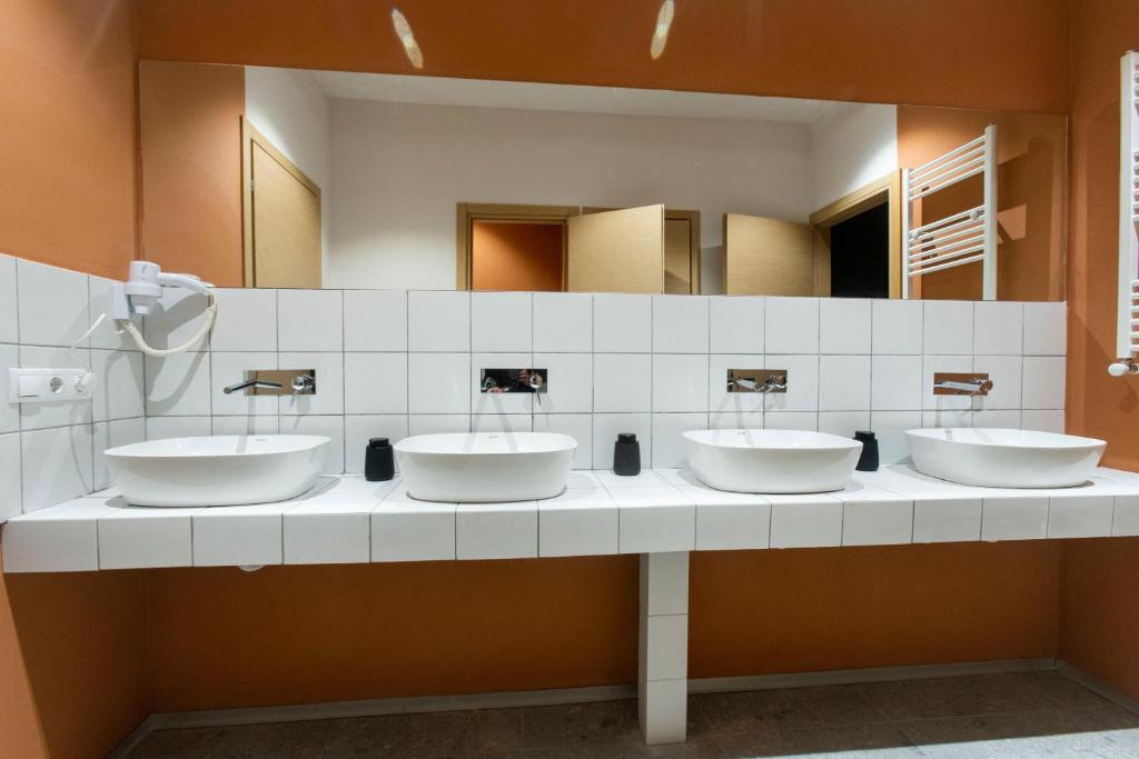 Koupelna v ubytování Khada Hostel