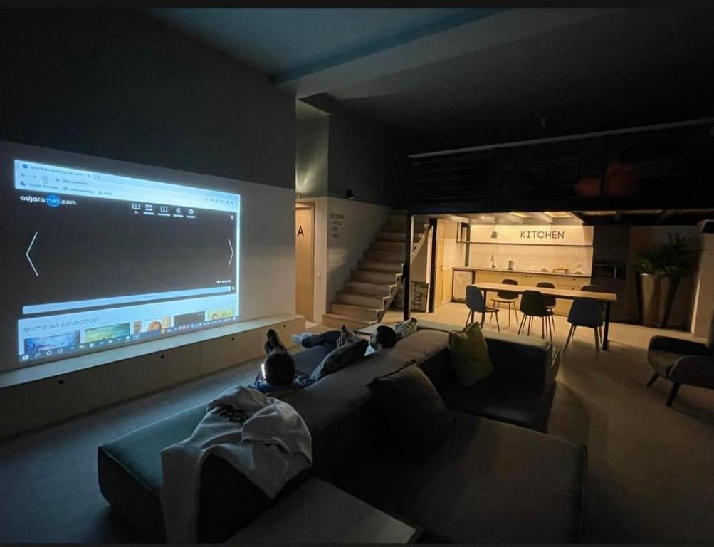 Posezení v ubytování Khada Hostel