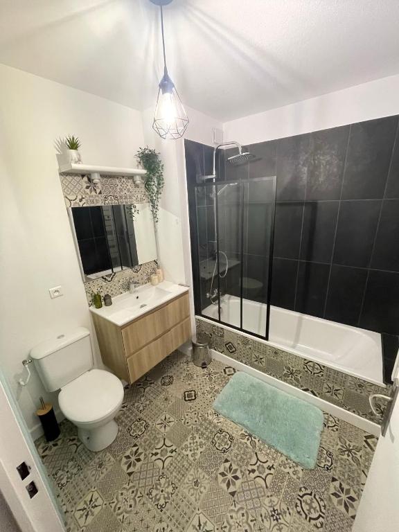 Kúpeľňa v ubytovaní Appartement Le Della