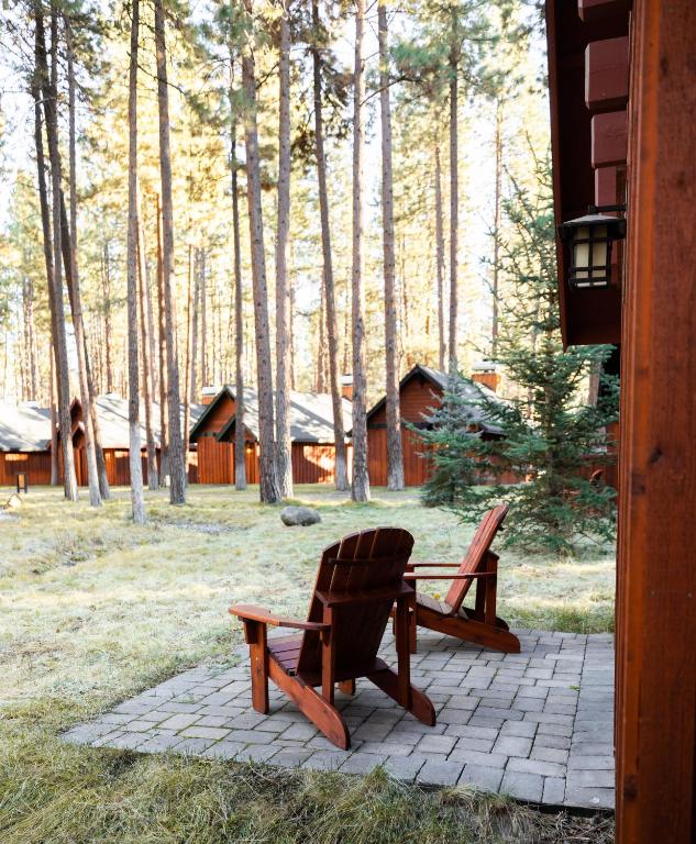 Zahrada ubytování FivePine Lodge