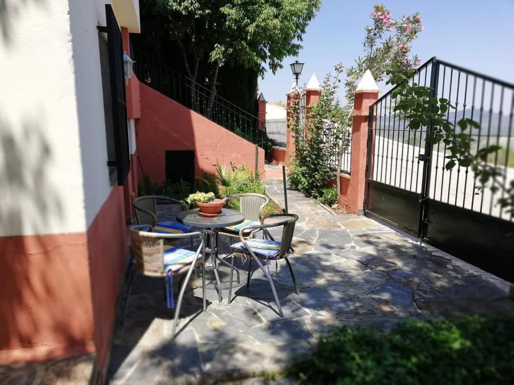 Balkón nebo terasa v ubytování Complejo rural Mirador del Condado