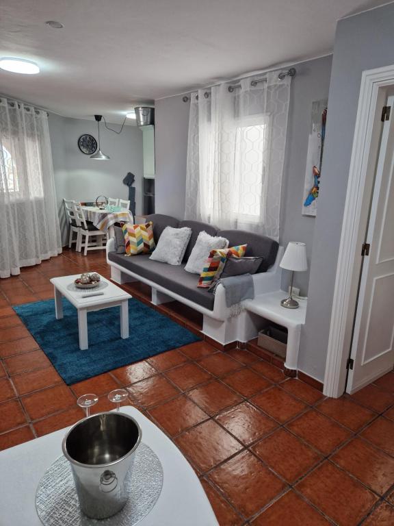 Posezení v ubytování MARODY HOUSE ATICO A