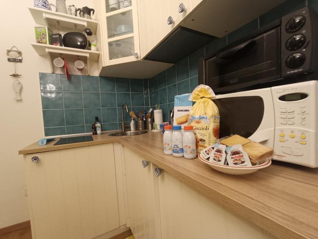 Kuchyň nebo kuchyňský kout v ubytování Civico1280 Holiday