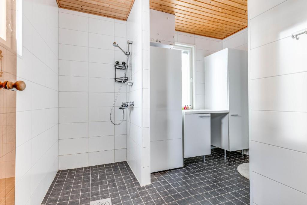 Koupelna v ubytování Villa Viitatuuli
