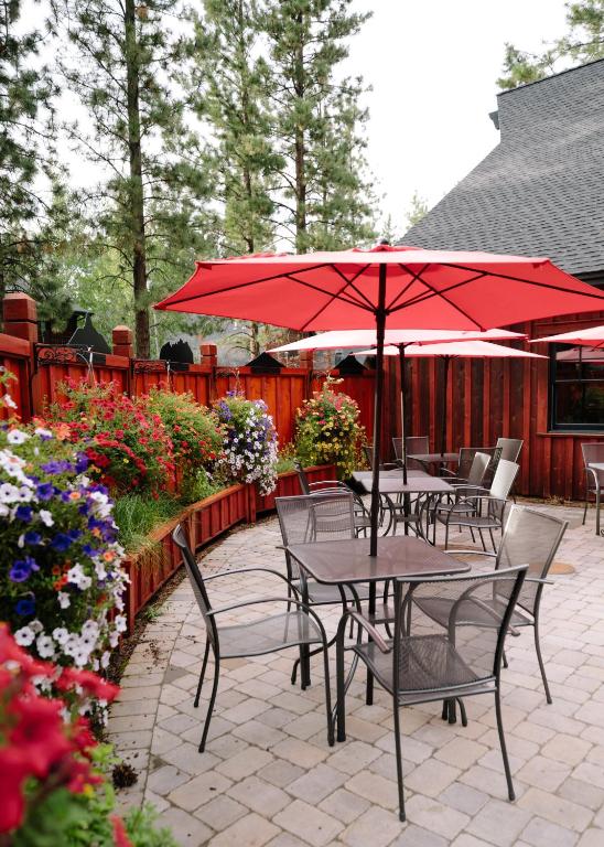 Zahrada ubytování FivePine Lodge