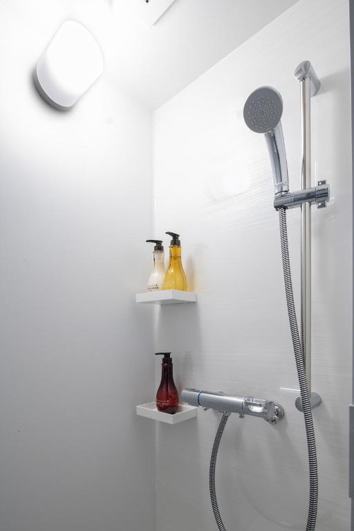 Koupelna v ubytování ALPHABED INN 小樽駅前