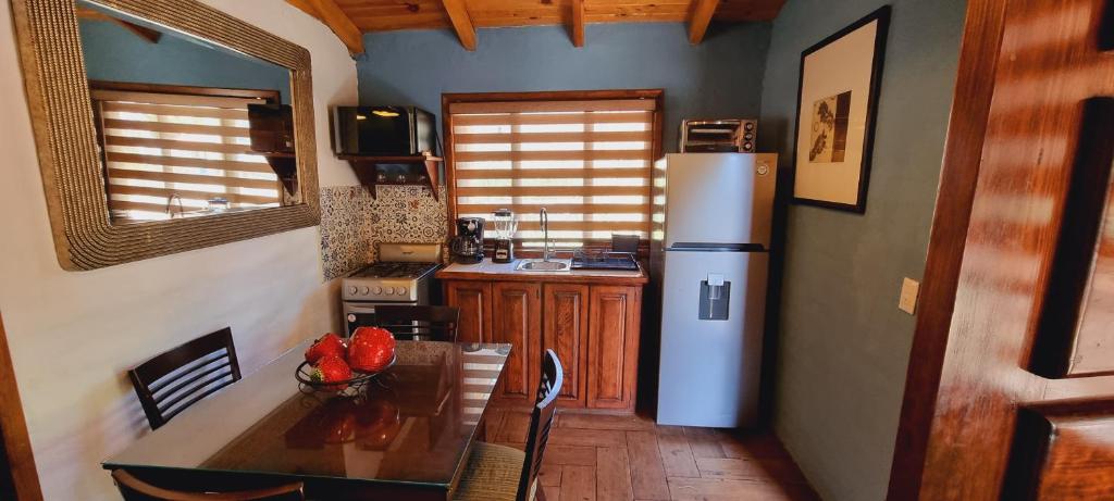 Kuchyň nebo kuchyňský kout v ubytování Villas de los Pinos 3