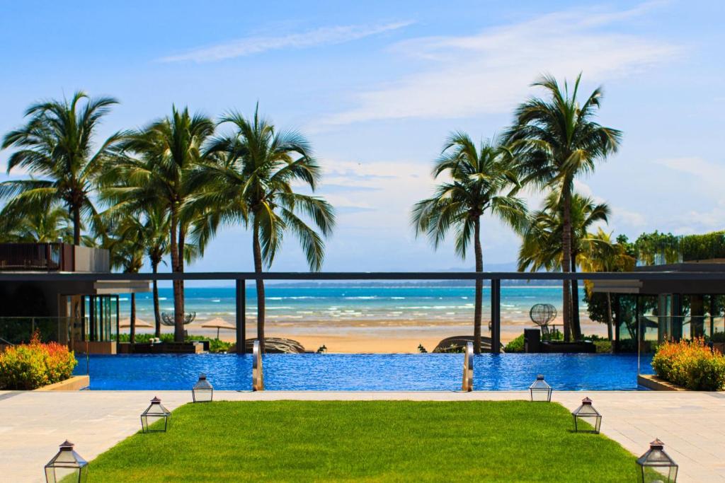 a view of the beach from the resort at Phuket Marriott Resort and Spa, Nai Yang Beach in Nai Yang Beach