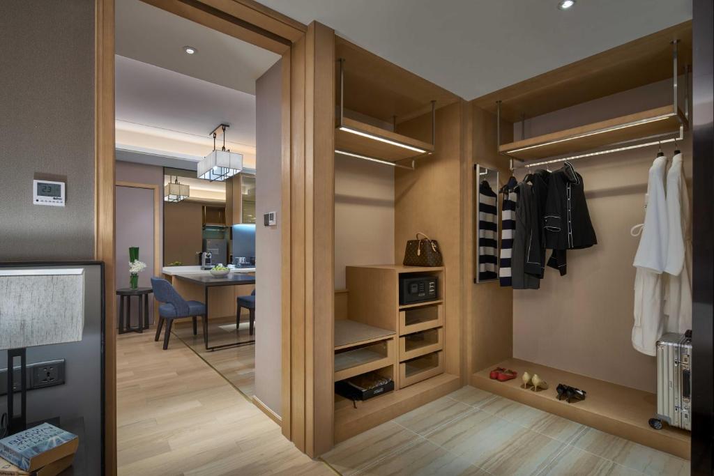 TV a/nebo společenská místnost v ubytování Primus Residence Shanghai Hongqiao
