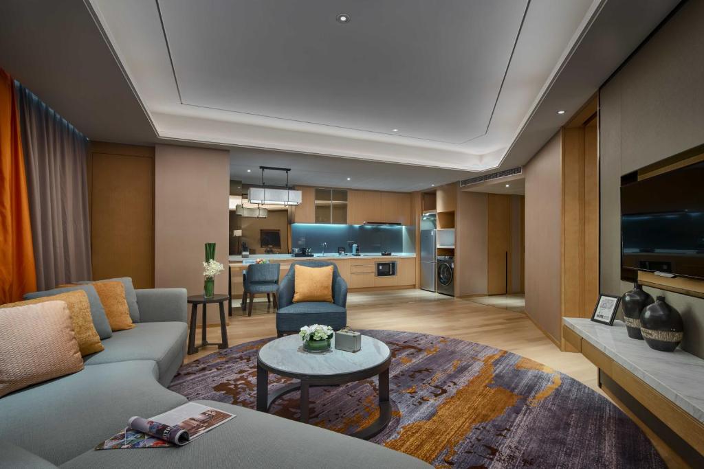 Posezení v ubytování Primus Residence Shanghai Hongqiao