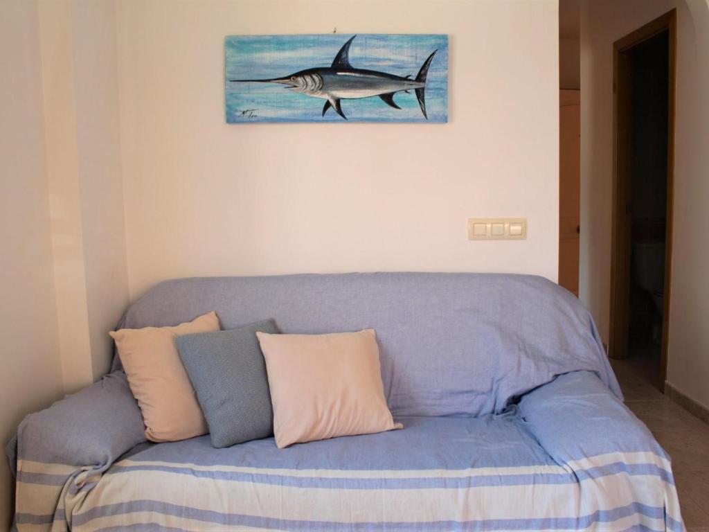 Postel nebo postele na pokoji v ubytování GIRONA II 1-4 porta 8 - Apartamento enfrente de la playa Grifeu. - ES-228-63