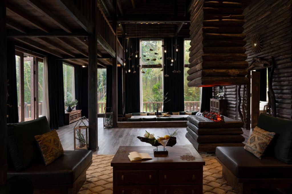 Posezení v ubytování P'apiu Resort