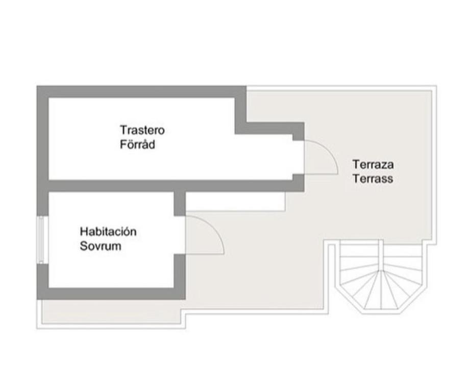 Plan piętra w obiekcie Casa La Mata