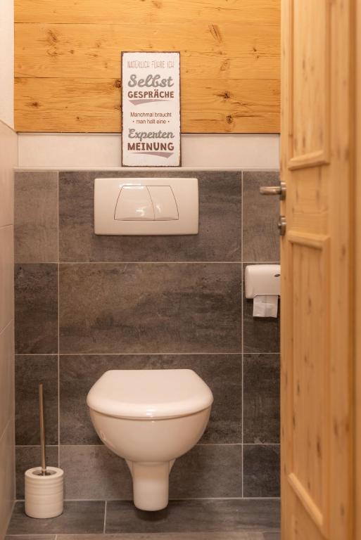 Koupelna v ubytování Viktoria Lodges