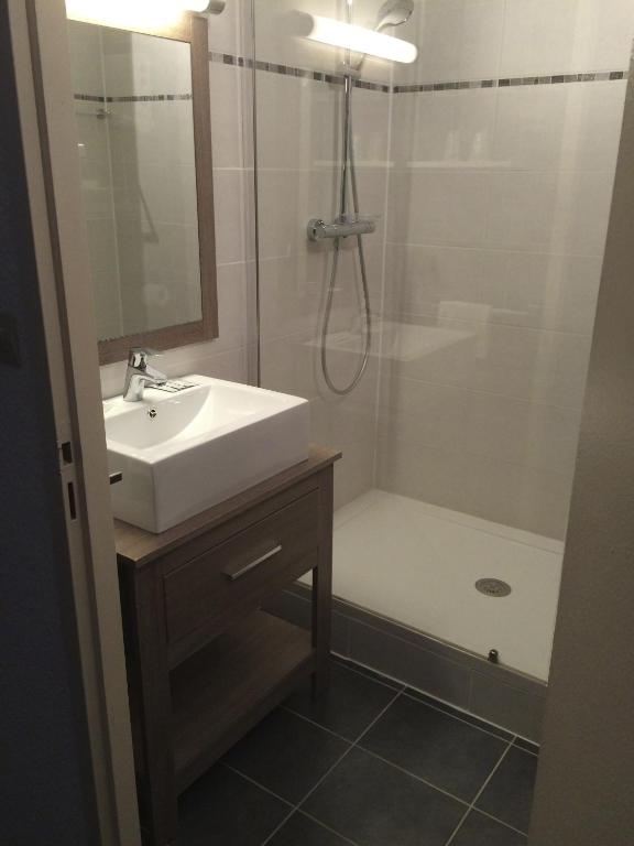 Koupelna v ubytování Hotel Atlantide