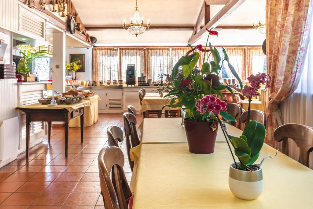 Posezení v ubytování Hotel Strasbourg - Montagne Verte & Restaurant Louisiane
