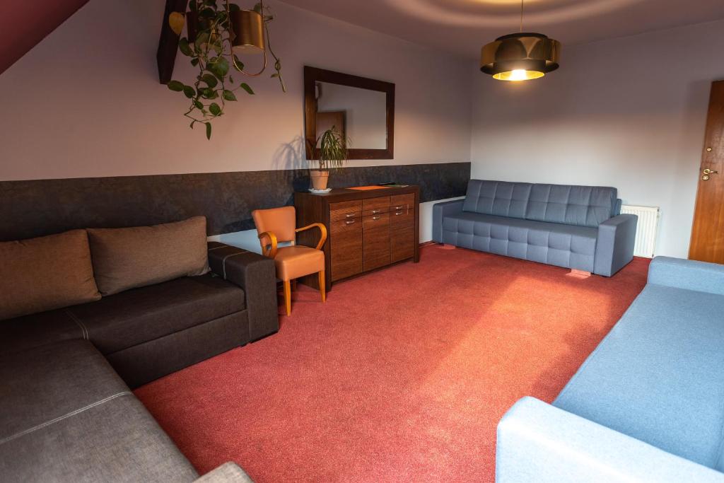 Posezení v ubytování Hotel Podkowa
