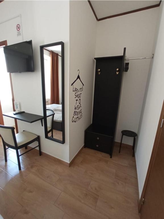 TV a/nebo společenská místnost v ubytování Hotel Istria