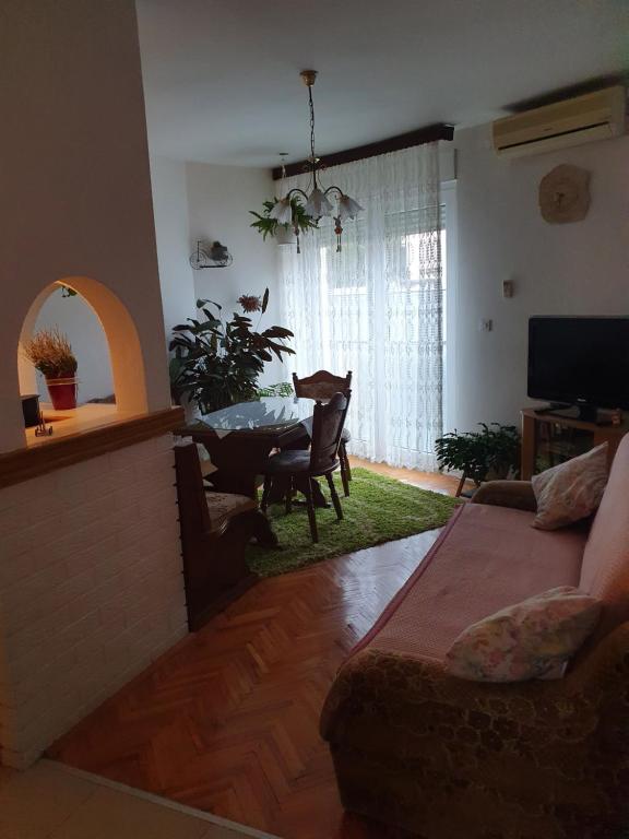 TV a/nebo společenská místnost v ubytování Apartman Noa