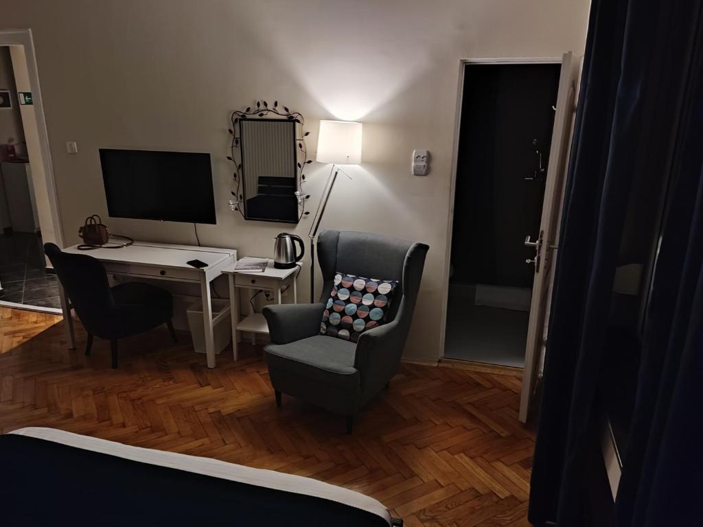 TV a/nebo společenská místnost v ubytování Selection Rooms