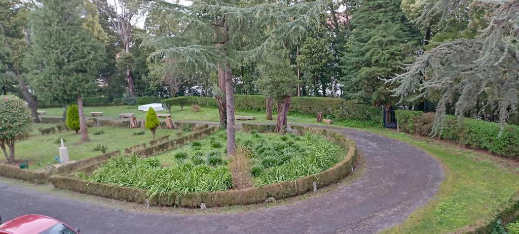 Vonkajšia záhrada v ubytovaní Casa Diocesana VIA LUCIS