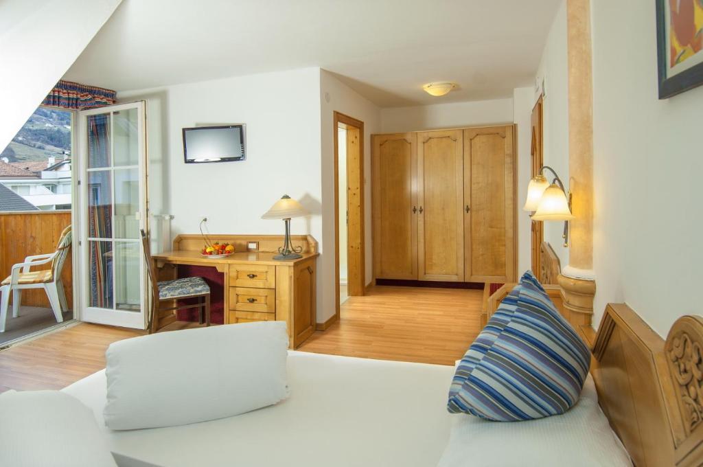 Posezení v ubytování Albergo al Cervo - Gasthof zum Hirschen