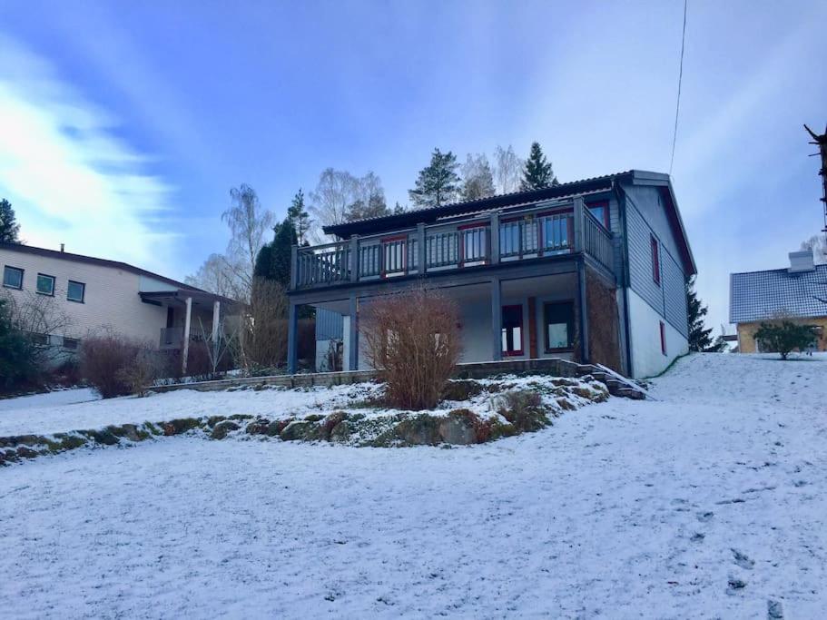 Views of Isaberg and fitting two families! v zimě