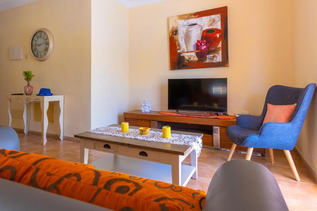 TV a/nebo společenská místnost v ubytování Villa Ventura