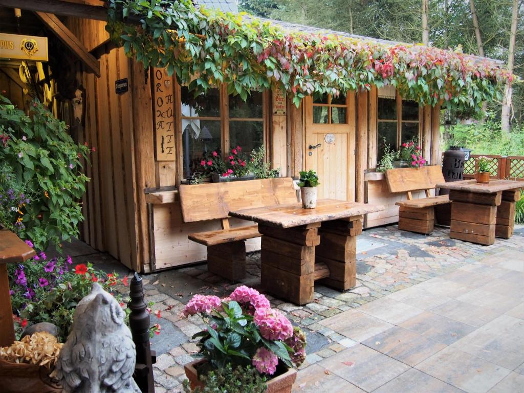 Zahrada ubytování Hotel Berglandstübel