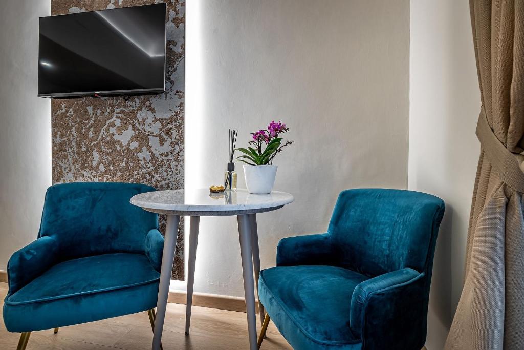 A seating area at Residenza Giotto