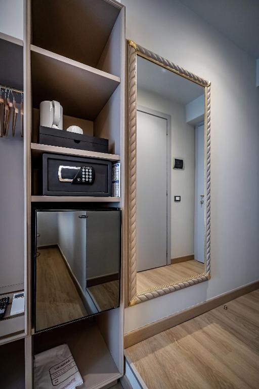 A bed or beds in a room at Residenza Giotto