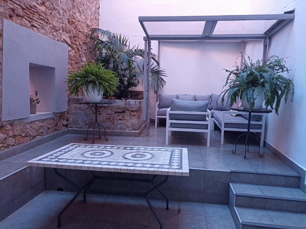 Posedenie v ubytovaní Piso encantador en el centro de Tarragona