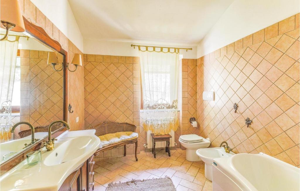 Kúpeľňa v ubytovaní Villa Pian Di Marte