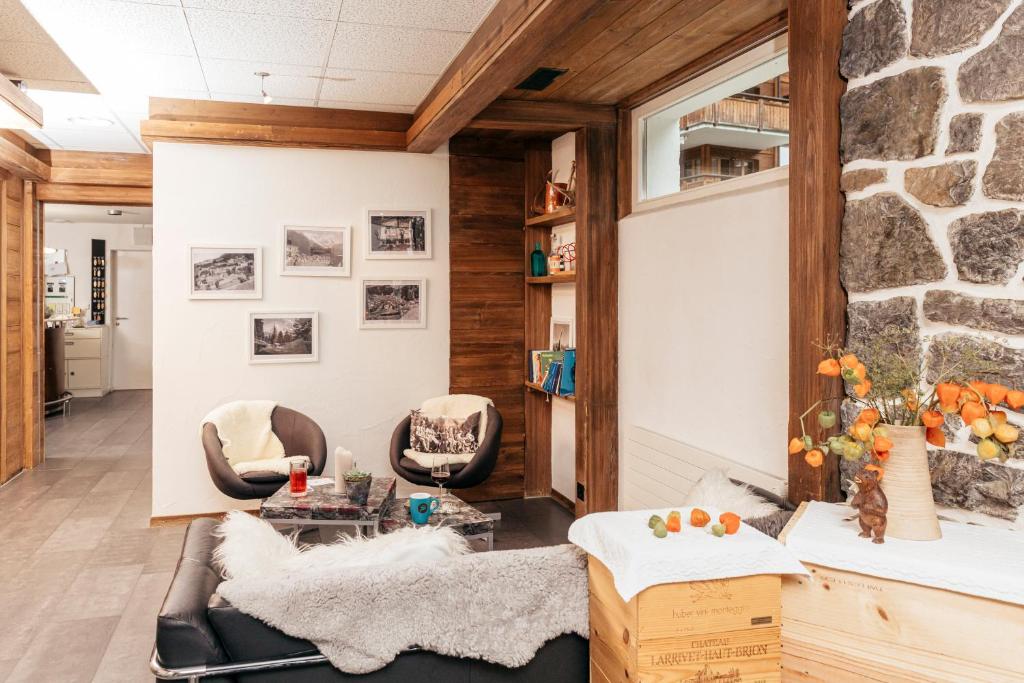 Posezení v ubytování Alpenkräuter Hotel Bären