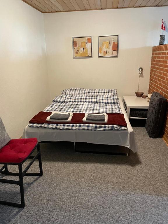 Posteľ alebo postele v izbe v ubytovaní Kragh B&B