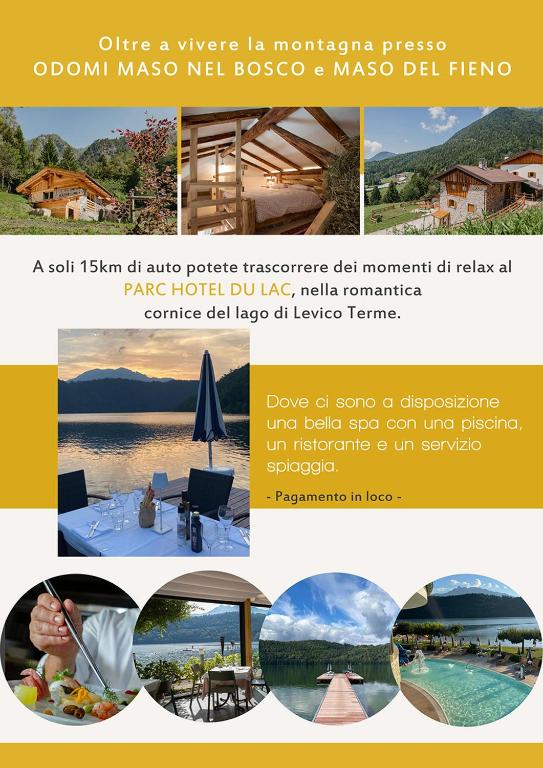 Kép Maso del Fieno Chalet con Sauna e Vista sulle Dolomiti szállásáról Sant'Orsola Termében a galériában
