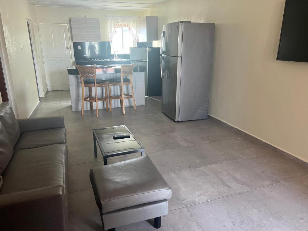 Kuchyň nebo kuchyňský kout v ubytování Curasita Colour Appartments & Resort - adres kaya Sucre nst 282