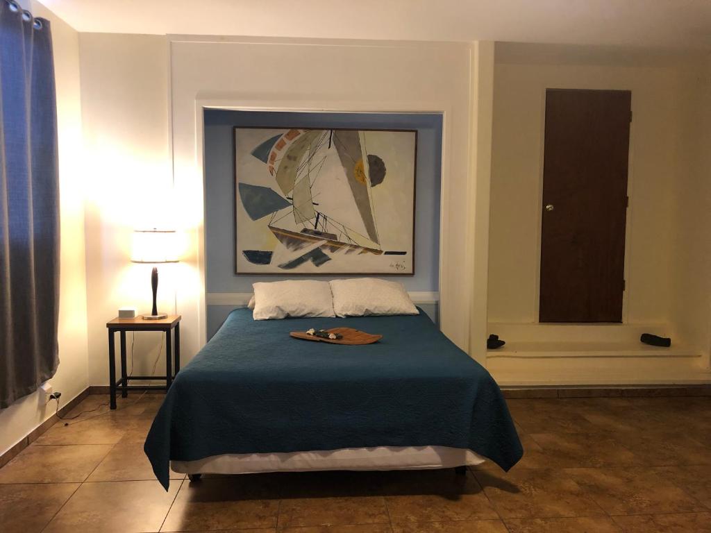 Postel nebo postele na pokoji v ubytování Hawaii Island Resort