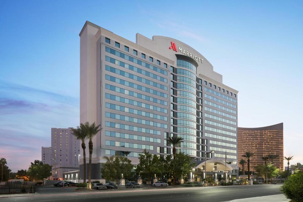 uma representação do hotel internacional de Las Vegas em Las Vegas Marriott em Las Vegas