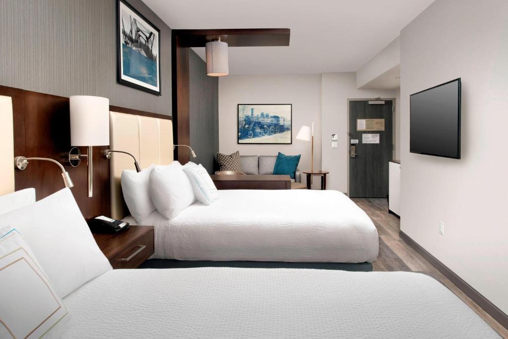 SpringHill Suites by Marriott Atlanta Downtown - Queen Suite Con Due Letti Matrimoniali E Divano Letto