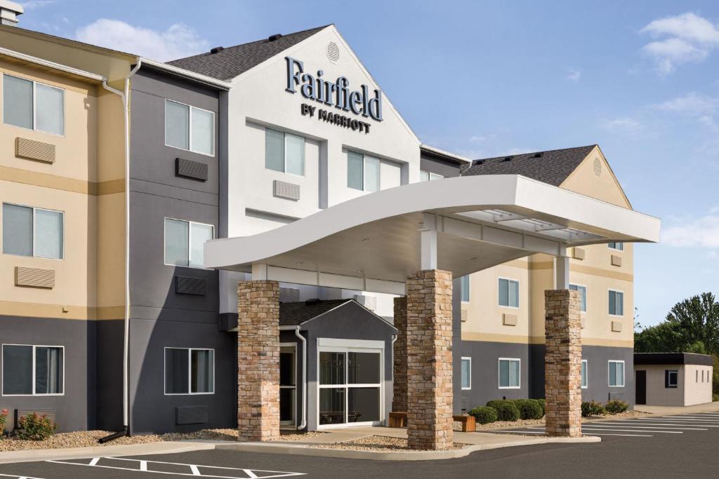 a rendering of a hotel with a building at Fairfield Inn & Suites Findlay in Findlay