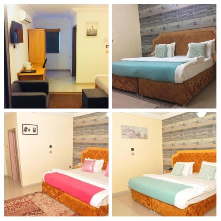 Postel nebo postele na pokoji v ubytování Ne-yo hotel & rv lodges