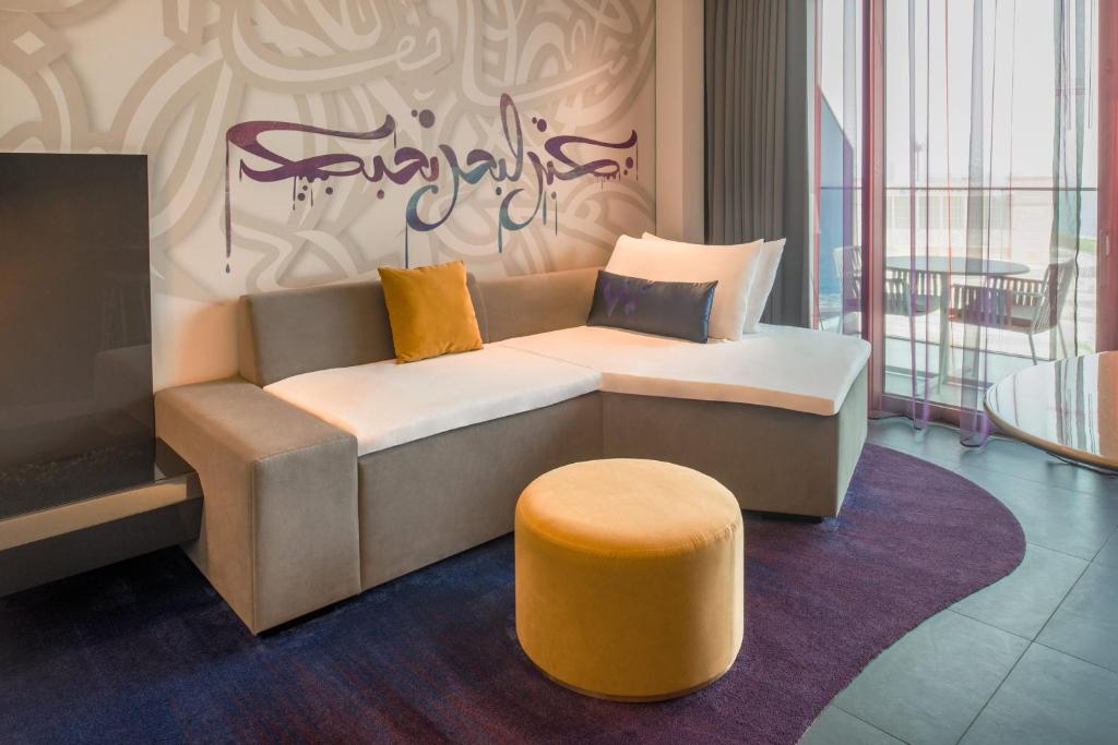 W Dubai - The Palm - Fabulous Room, Guest Room, 1 King, Sofa Bed, Ocean View