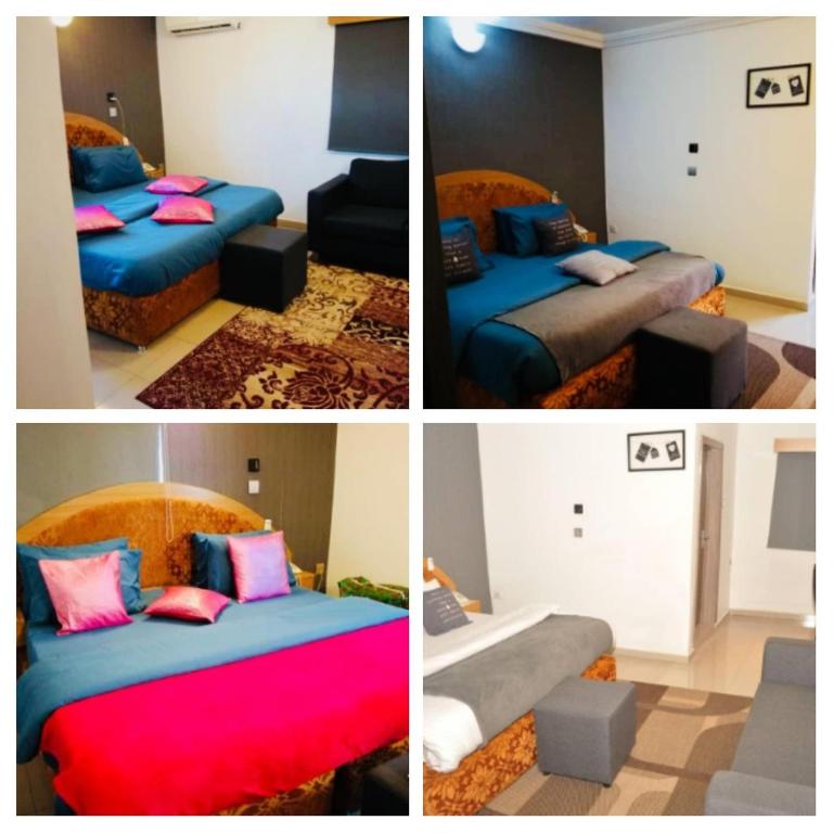 Postel nebo postele na pokoji v ubytování Ne-yo hotel & rv lodges