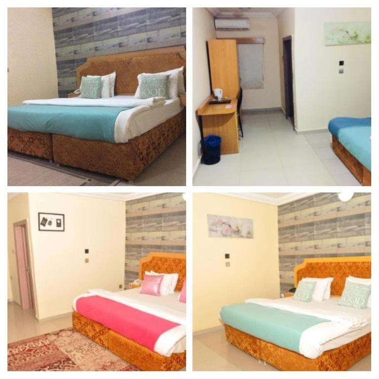 Postel nebo postele na pokoji v ubytování Ne-yo hotel & rv lodges
