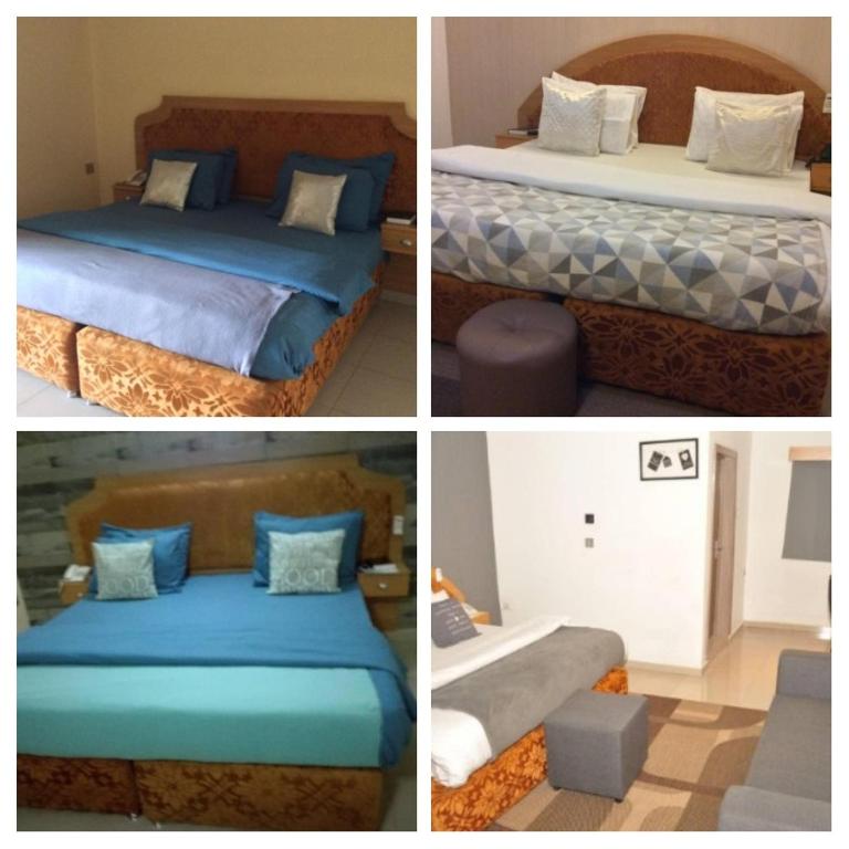 Postel nebo postele na pokoji v ubytování Ne-yo hotel & rv lodges